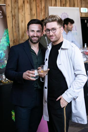 Shane Cassidy and Rob Kenny at the SuperValu Gin Garden held at Opium Rooftop Garden, Dublin.