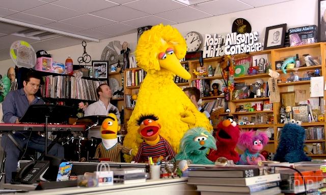 'Sesame Street' did a Tiny Desk Concert, and it's just precious