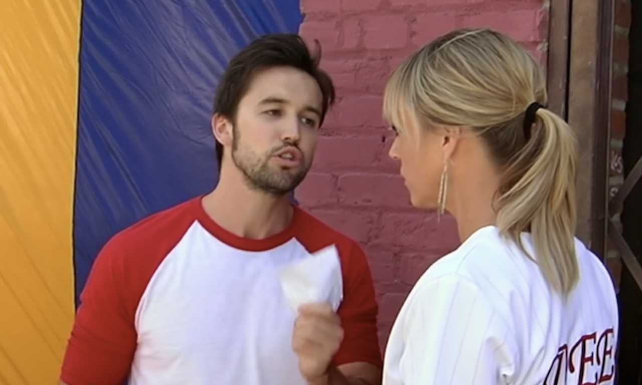 Always Sunny's Rob McElhenney finally had a catch with Chase Utley