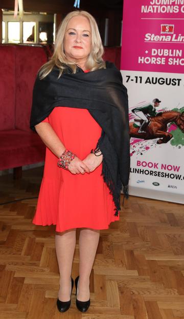 Collette Morrig pictured at the social launch of this year’s Longines FEI Jumping Nations Cup of Ireland at the Stena Line Dublin Horse Show, at Bewley’s Grafton Street. This year's Show takes place at the RDS from August 7th - 11th. Photo: Leon Farrell/Photocall Ireland.