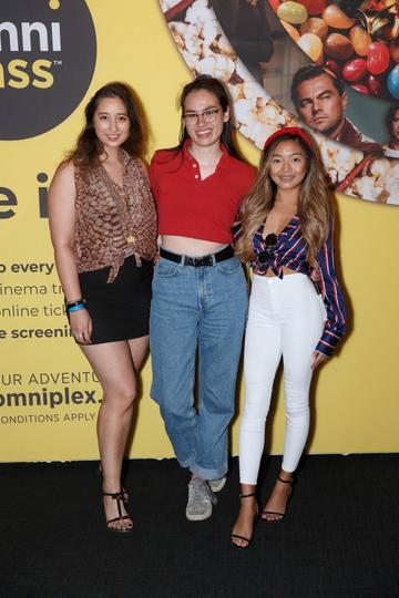 Dee Alfaro, Nirina Plunkett and Mei Ling Tong pictured at the MyOmniPass private screening of Sony’s Spider-Man: Far From Home at Omniplex Rathmines on Tuesday 2nd July. Photograph: Fran Veale