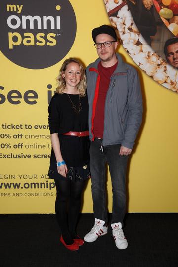 Elva Carri and John Higgins pictured at the MyOmniPass private screening of Sony’s Spider-Man: Far From Home at Omniplex Rathmines on Tuesday 2nd July. Photograph: Fran Veale