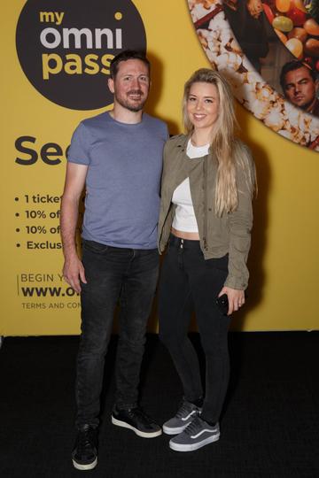 John Kavanagh and Orlagh Hunter pictured at the MyOmniPass private screening of Sony’s Spider-Man: Far From Home at Omniplex Rathmines on Tuesday 2nd July. Photograph: Fran Veale