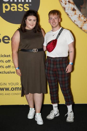 Niamh Horan and Shane Boyle pictured at the MyOmniPass private screening of Sony’s Spider-Man: Far From Home at Omniplex Rathmines on Tuesday 2nd July. Photograph: Fran Veale