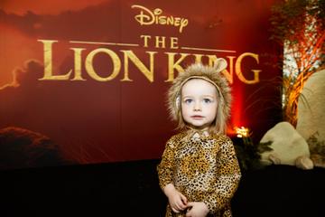 Marnie Lynch (2) pictured at a special family screening of Disney’s THE LION KING at the Odeon Point Village. Picture: Andres Poveda