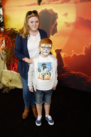 Lynne Caden Reid-Walsh (6) pictured at a special family screening of Disney’s THE LION KING at the Odeon Point Village. Picture Andres Poveda