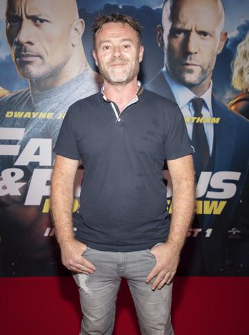 Eric Lalor pictured at a special preview screening of Fast & Furious Presents: Hobbs & Shaw. Photo: Anthony Woods