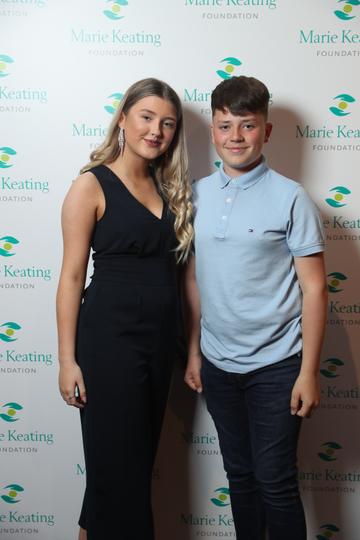 Aoibhinn O'Grady and Josh Keating at the Marie Keating Foundation Celebrity Golf Classic. Picture: Jason Clarke