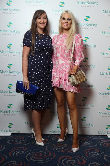 Mary Kelly and Regina Horan at the Marie Keating Foundation Celebrity Golf Classic. Picture: Jason Clarke