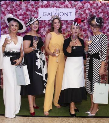 Donna Ollerenshaw (Ballgluinin), Melissa Carty (Craughwell), Stylist Ciara O'Doherty, Mary Carty (Craughwell) and Gemma McDonagh (Headford)  at the #GalmontGirlsSquad in the Galmont Hotel and Spa in Galway City. Photo: Andrew Downes, xposure
