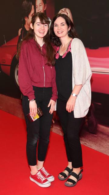 Josie Guiney and Antoinette Guiney at the special preview screening of The Art of Racing in the Rain at the Odeon Cinema in Point Square,Dublin .
Pic Brian McEvoy Photography
