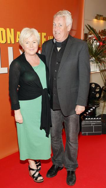 Flo McSweeney and Risteárd Cooper at the Multimedia Screening of Once Upon A Time In Hollywood at the Stella Theatre, Rathmines, in cinema August 14th. Photo: Kieran Harnett