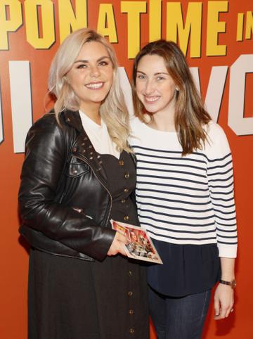 Hannah Aspil and Jacqueline Lacy at the Multimedia Screening of Once Upon A Time In Hollywood at the Stella Theatre, Rathmines, in cinema August 14th. Photo: Kieran Harnett