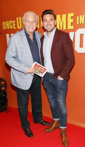 Marty and Thomas Whelan at the Multimedia Screening of Once Upon A Time In Hollywood at the Stella Theatre, Rathmines, in cinema August 14th. Photo: Kieran Harnett