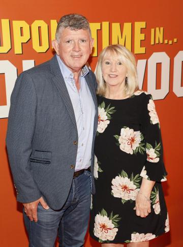Paul and Tina Keegan at the Multimedia Screening of Once Upon A Time In Hollywood at the Stella Theatre, Rathmines, in cinema August 14th. Photo: Kieran Harnett