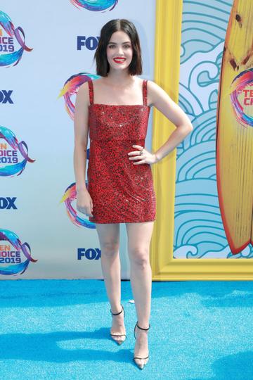 Lucy Hale attends FOX's Teen Choice Awards 2019. (Photo by Rich Fury/Getty Images)