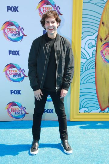 David Dobrik attends FOX's Teen Choice Awards 2019. (Photo by Rich Fury/Getty Images)