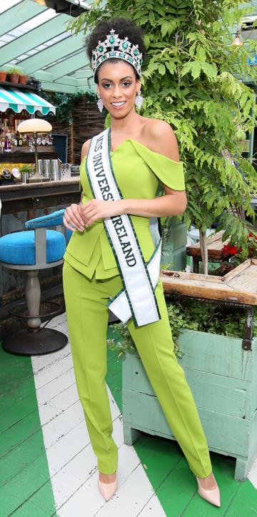 Pictured last night at the Great Lengths – The Mane Event at HOUSE Dublin, Leeson Street after the Dublin Horse Show was Miss Universe Ireland  Fionnghuala O’Reilly. PHOTO: Mark Stedman
