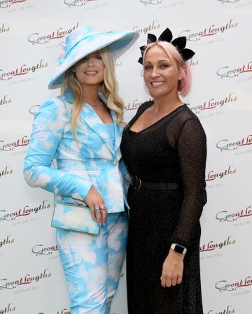 Pictured last night at the Great Lengths – The Mane Event at HOUSE Dublin, Leeson Street after the Dublin Horse Show are, from left, Margaret O’Connor and Suzie Dowling. PHOTO: Mark Stedman