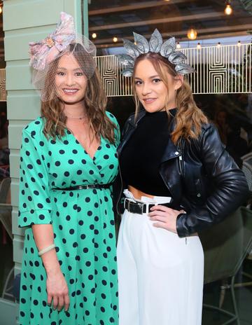 Pictured last night at the Great Lengths – The Mane Event at HOUSE Dublin, Leeson Street after the Dublin Horse Show are, from left, Emma Leung and Megan O’Donoghue. PHOTO: Mark Stedman
