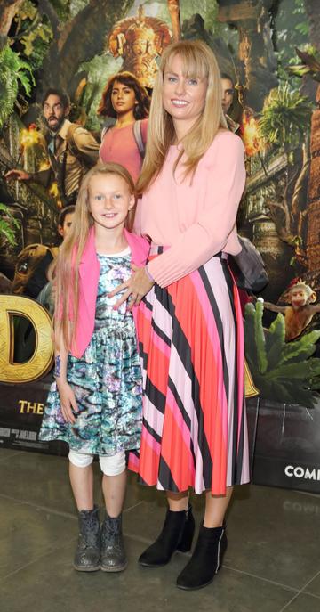 Sylvia Malanaphy and Mia Malanaphy at the special preview screening of Dora and the Lost City of Gold at the Odeon Cinema in Point Square,Dublin.
Pic Brian McEvoy Photography