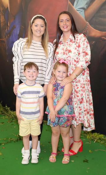 Leah Skerrett, Tara McMahon, George Carroll and Freya Gavin at the special preview screening of Dora and the Lost City of Gold at the Odeon Cinema in Point Square,Dublin.
Pic Brian McEvoy Photography