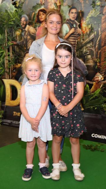 Caitriona Henry, Cara Henry and Siofra Henry at the special preview screening of Dora and the Lost City of Gold at the Odeon Cinema in Point Square,Dublin.
Pic Brian McEvoy Photography