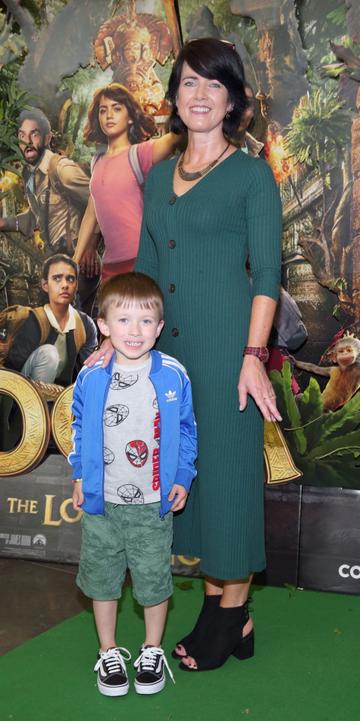 Laura Wall and Jacob Wall at the special preview screening of Dora and the Lost City of Gold at the Odeon Cinema in Point Square,Dublin.
Pic Brian McEvoy Photography
