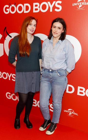 Saranne Devlin and Stephanie Kelly pictured at a special preview screening of Good Boys at the Light House Cinema, Dublin. Picture: Andres Poveda