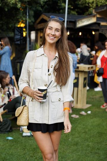 Clémentine MacNeice at the Schweppes #UltimateMixer Sessions at The Big Grill festival in Herbert Park, Dublin, where guests sipped on expertly crafted cocktails and enjoyed live music mixes from Irish bands and DJs. Picture: Andres Poveda