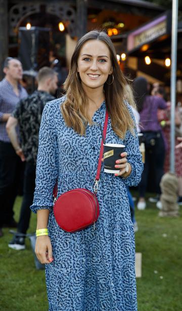 Sadhbh Higgins at the Schweppes #UltimateMixer Sessions at The Big Grill festival in Herbert Park, Dublin, where guests sipped on expertly crafted cocktails and enjoyed live music mixes from Irish bands and DJs. Picture: Andres Poveda