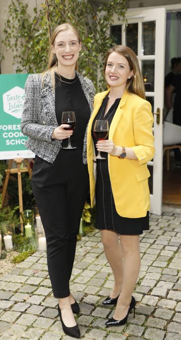 Avril Collins and Katy Walsh at the launch of Taste the Island, a 12 week celebration of Ireland’s seasonal ingredients, adventurous tastes and bold experiences taking place this September, October and November. Photo: Kieran Harnett
