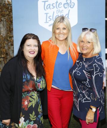 Naomi Waite, Fiona Cunningham and Jacinta McGlynn at the launch of Taste the Island, a 12 week celebration of Ireland’s seasonal ingredients, adventurous tastes and bold experiences taking place this September, October and November. Photo: Kieran Harnett
