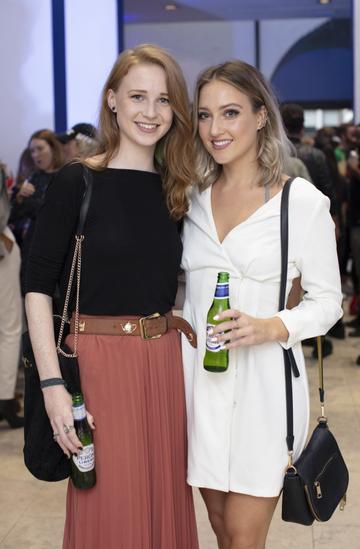 Ellie Cameron & Aoife Noonan pictured at the launch of The House of Peroni, which is open at the RHA in Dublin until Sunday, 1st September 2019. This year’s residency sees the RHA transformed into a stylish Peroni inspired experience, filled with food, drink and design. www.thehouseofperoni.com Photo: Anthony Woods.