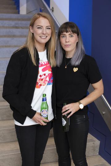 Jill Deering & Gill Henderson pictured at the launch of The House of Peroni, which is open at the RHA in Dublin until Sunday, 1st September 2019. This year’s residency sees the RHA transformed into a stylish Peroni inspired experience, filled with food, drink and design. www.thehouseofperoni.com Photo: Anthony Woods.