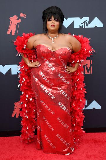 Lizzo attends the 2019 MTV Video Music Awards at Prudential Center on August 26, 2019 in Newark, New Jersey. (Photo by Dimitrios Kambouris/Getty Images)