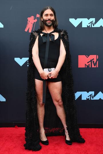 US hairdresser and television personality Jonathan Van Ness arrives for the 2019 MTV Video Music Awards at the Prudential Center in Newark, New Jersey on August 26, 2019. (Photo by Johannes EISELE / AFP)        (Photo credit should read JOHANNES EISELE/AFP/Getty Images)