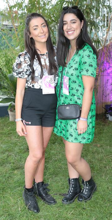 Steph Fortune and Niamh Chambers at Three’s Charge &amp; Chill at Electric Picnic at Stradbally, Co. Laois. 

Picture: Brian McEvoy
No Repro fee for one use