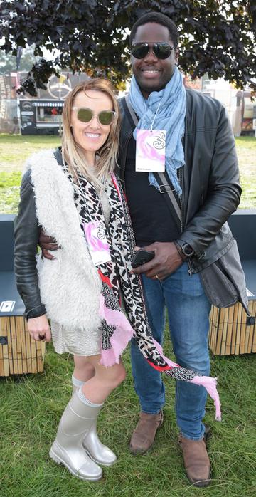 Sharon Kennedy and Mo Yansane at Three’s Charge &amp; Chill at Electric Picnic at Stradbally, Co. Laois. 

Picture: Brian McEvoy
No Repro fee for one use