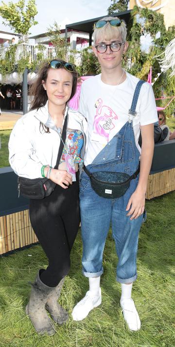 Maisie Gleeson and David Ryan at Three’s Charge &amp; Chill at Electric Picnic at Stradbally, Co. Laois. 

Picture: Brian McEvoy
No Repro fee for one use