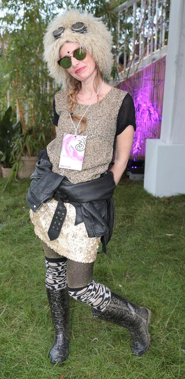 Sinead Morgan, from Dublin, at Three’s Charge &amp; Chill at Electric Picnic at Stradbally, Co. Laois. 

Picture: Brian McEvoy
No Repro fee for one use