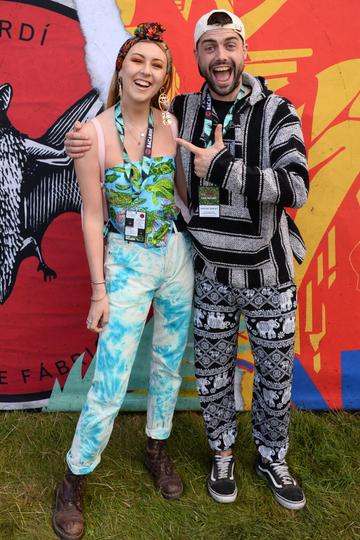 31st August 2019. Eadaoin Fitzmaurice and John Sharpson pictured at Casa Bacardi on day 2 of Electric Picnic.
Photo: Justin Farrelly.
