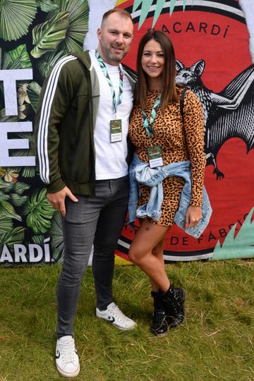 31st August 2019. Paul Devitt and Katie Hanley pictured at Casa Bacardi on day 2 of Electric Picnic.
Photo: Justin Farrelly.