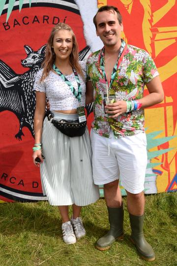 31st August 2019.  Ciara Maher and Tim Schroder pictured at Casa Bacardi on day 2 of Electric Picnic.
Photo: Justin Farrelly.
