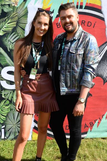 31st August 2019. James Patrice and Clementine MacNeice pictured at Casa Bacardi on day 2 of Electric Picnic.
Photo: Justin Farrelly.