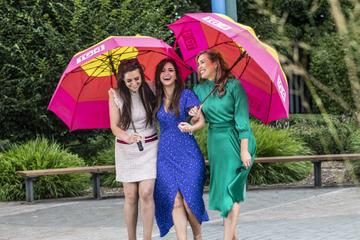 Mairead Ní Chuaig, Fiona Ní Fhlaithearta and Caitlín Nic Aoidh pictured at TG4’s Autumn Schedule Launch in the stunning Fitzgerald Park in Cork. 
Picture Clare Keogh
