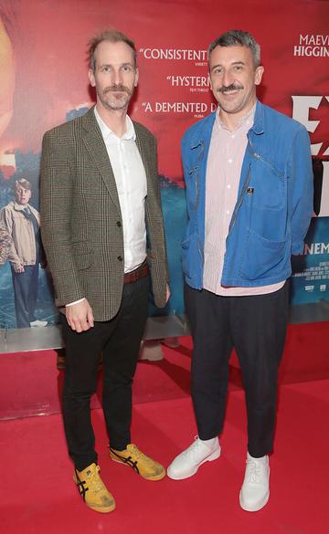 Directors Enda Loughman and Mike Ahern pictured at the special preview screening of Extra Ordinary at the Lighthouse Cinema, Dublin. Pic: Brian McEvoy.
