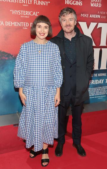 Actors Terri Chandler and Barry Ward at the special preview screening of Extra Ordinary at the Lighthouse Cinema, Dublin. Pic: Brian McEvoy.
