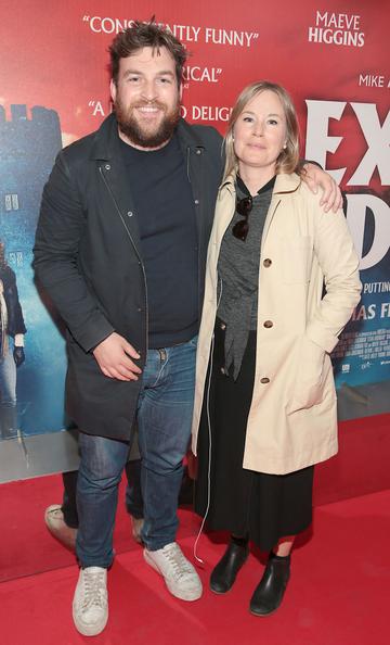 Matthew Smyth and Esther Walsh at the special preview screening of Extra Ordinary at the Lighthouse Cinema, Dublin. Pic: Brian McEvoy.
