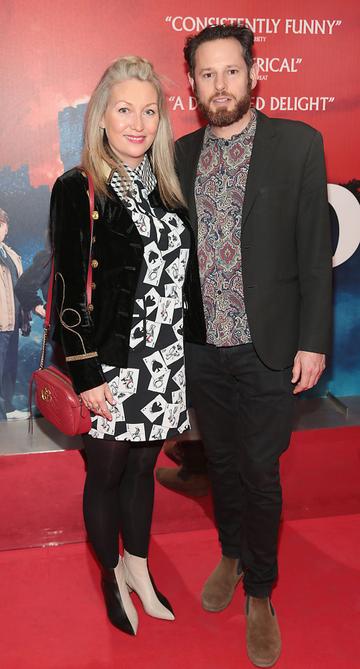 Kate Coughlan and Ross McGee at the special preview screening of Extra Ordinary at the Lighthouse Cinema, Dublin. Pic: Brian McEvoy.
